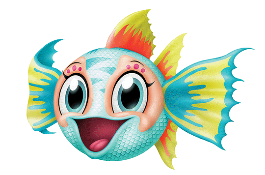 a happy fish